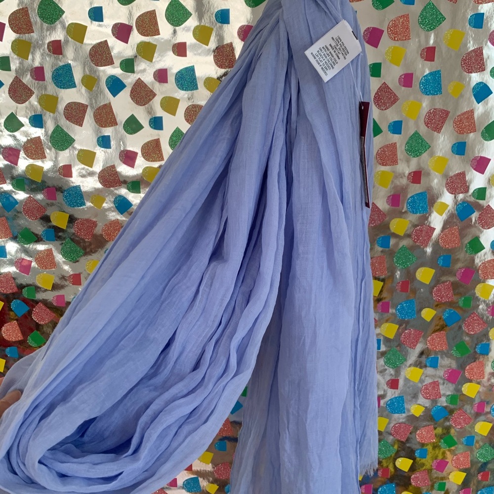 🧣 Fashion Twinkling Blue scarf 🧣 - Picture 3 of 5